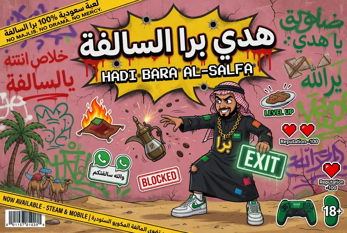 برا السالفة